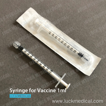 Disposable Emptey Vaccine Syringe For COVID 1ml